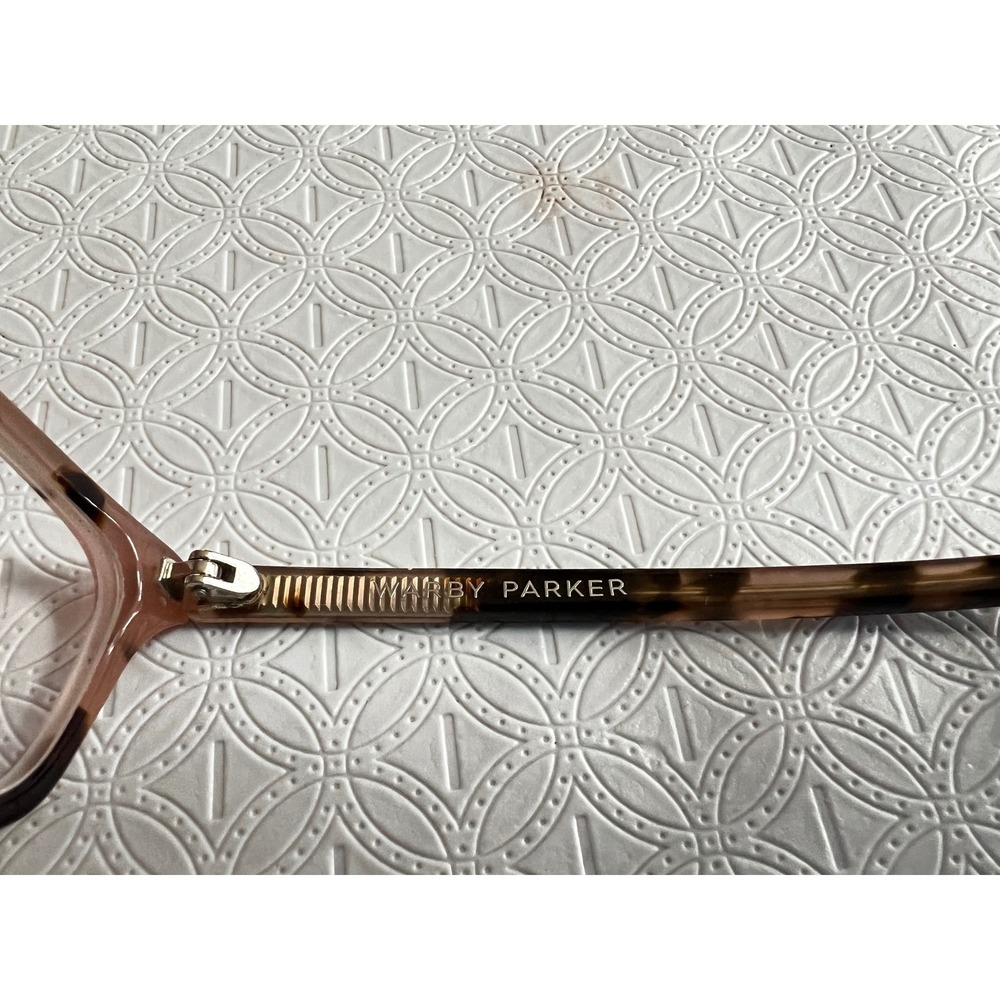 Warby‎ Parker Annette 285 Eyeglasses Brown Tortoise Rectangular Frames 52-17-140 - Picture 3 of 8